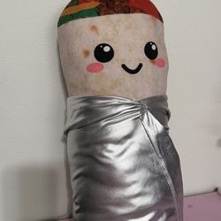 Cute burrito plush pillow