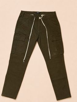 Novamen Olive Green Cargo Pants