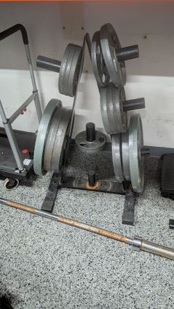 Weider Olympic weight plates . See description below.