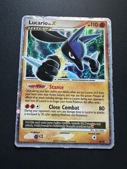 Lucario LV.X DP12 Holo Pokémon Card