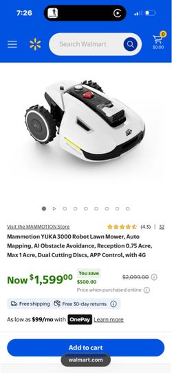 Mammotion yuka series robot lawnmower