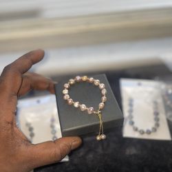 Freshwater Pearl Bracelets 18k Gold