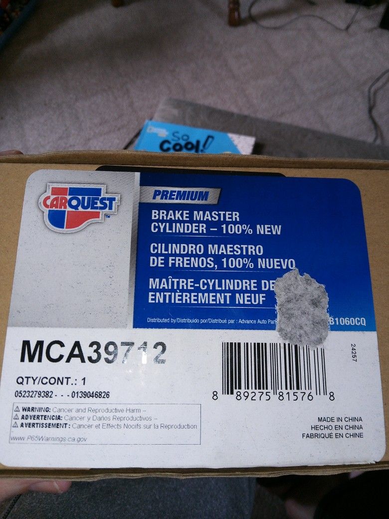 Brake Master Cylinder