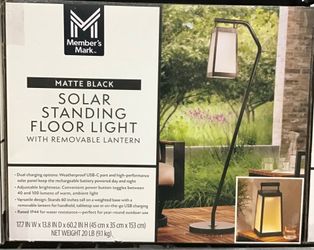 Standing Solar Floor Light
