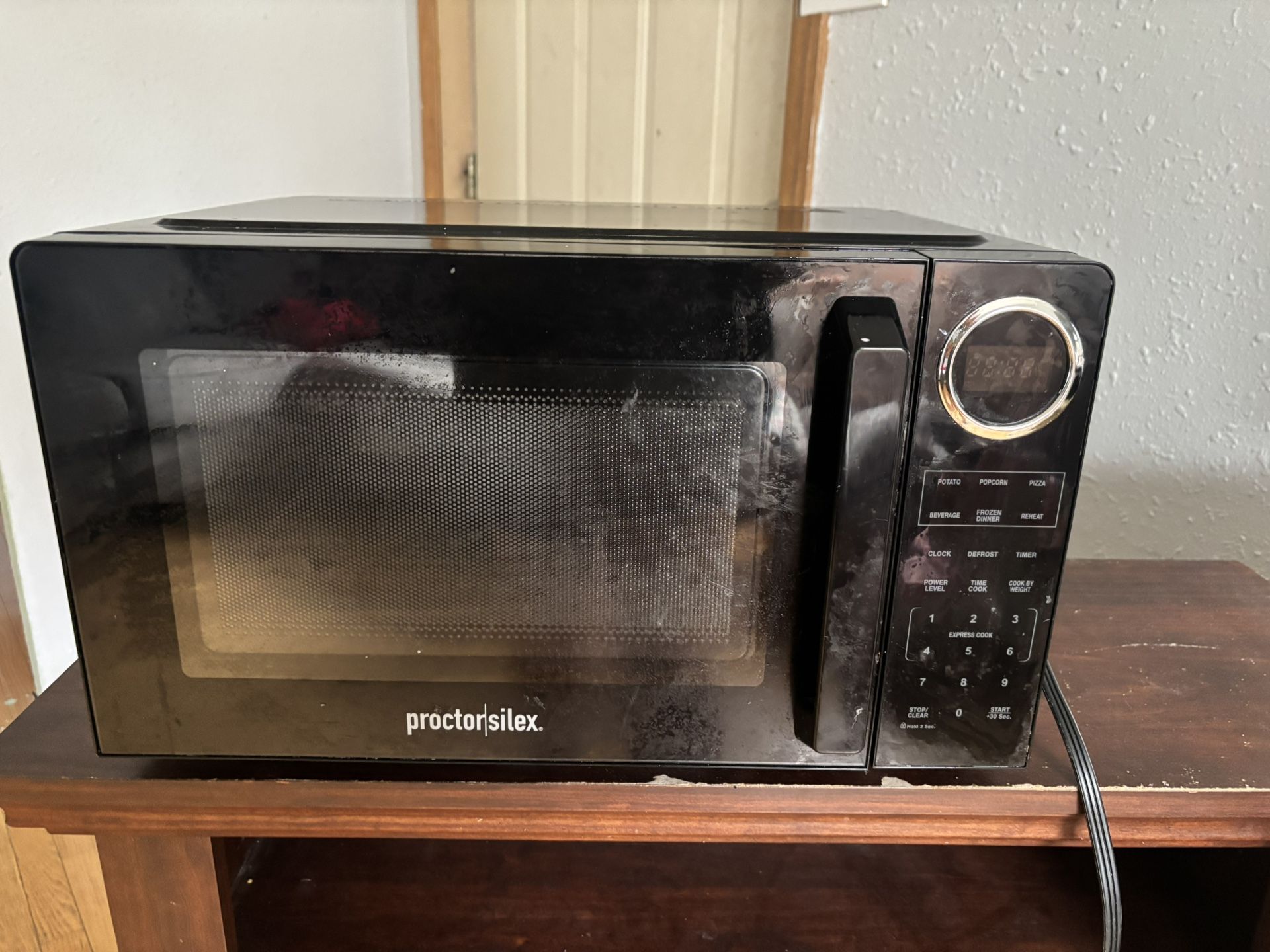 This Is a medium size microwave