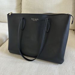 Kate Spade Black All Day Large Zip Tote
