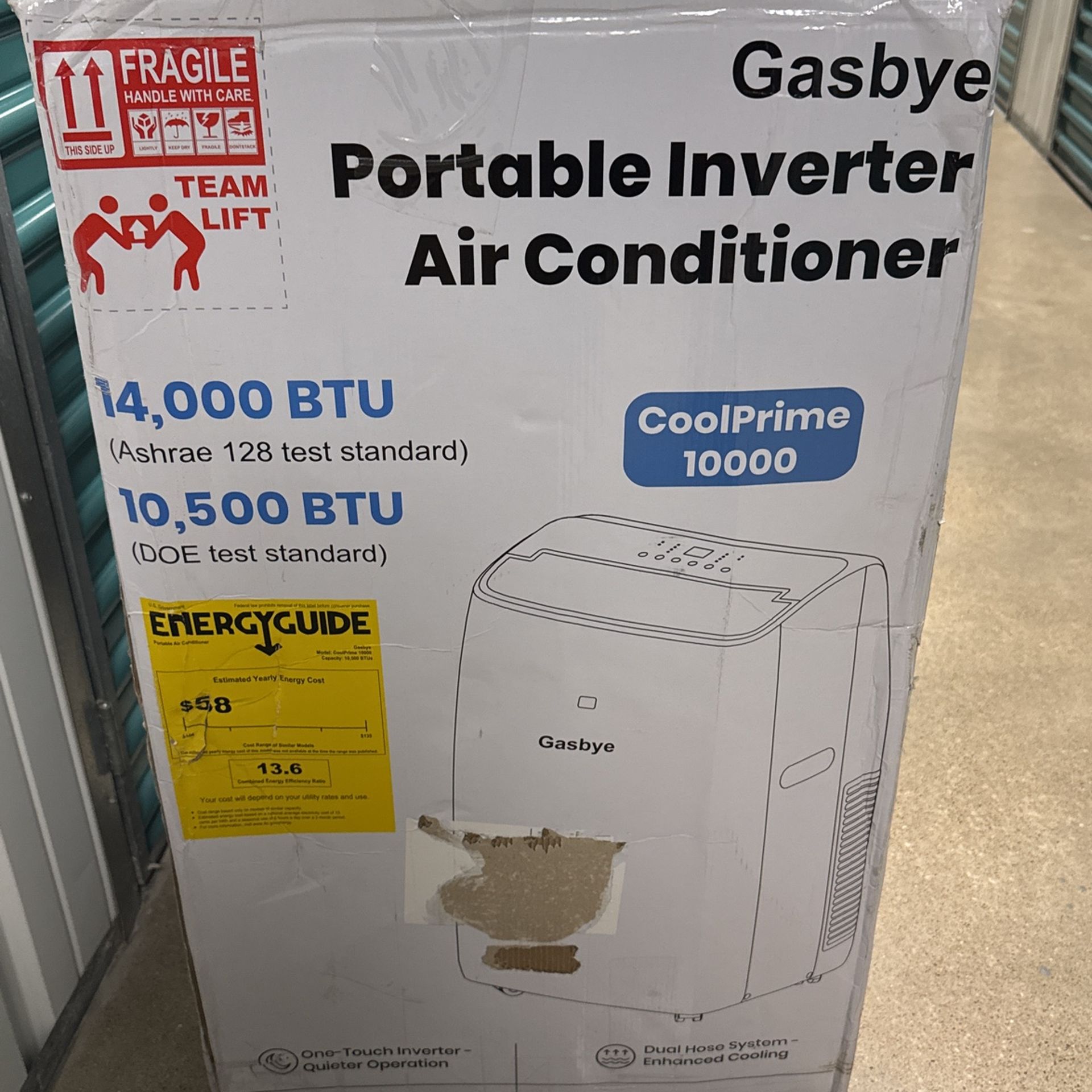 14000 BTU Portable Air Conditioners with Remote Control, 3-in-1 Free Standing Cooling AC Unit with Fan & Dehumidifier, Cools Room up to 700 sq.ft, Sma
