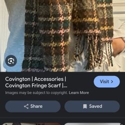 A WOOL BLEND Scarf In Multi  Colors