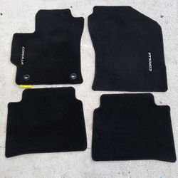 Toyota Corolla 2014 To 2020 Black Floor Mats And  Black Leather Seat Covers  New!!