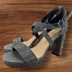 Limelight- Laney Sparkle Platform Block Heels