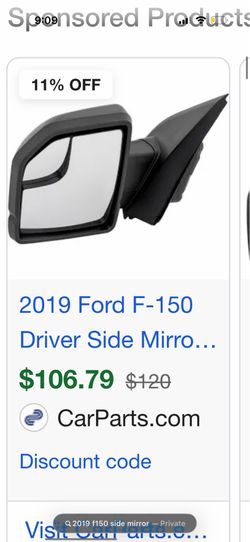 2019 f150 left side mirror