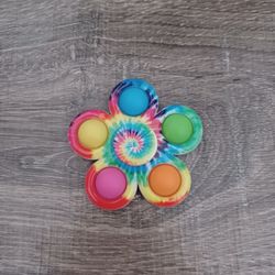 Tye-Dye Pop It Fidget Spinner 