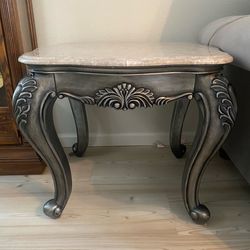 Side Table with real marble