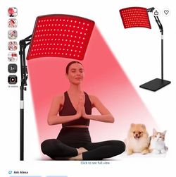 Viconor Red Light Therapy for Face and Body, Red Infrared Light Therapy Lamp with Stand Led 660nm & 850nm Infrared Light Device for Body