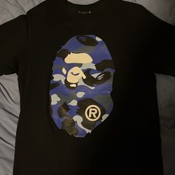 Camo Blue Bape Shirt 