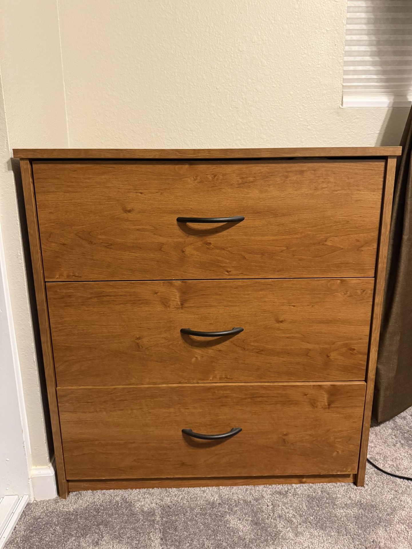 Dresser Oversized Nightstand 3 Drawer
