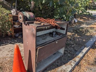 Free Bench Grinder With Cabinet