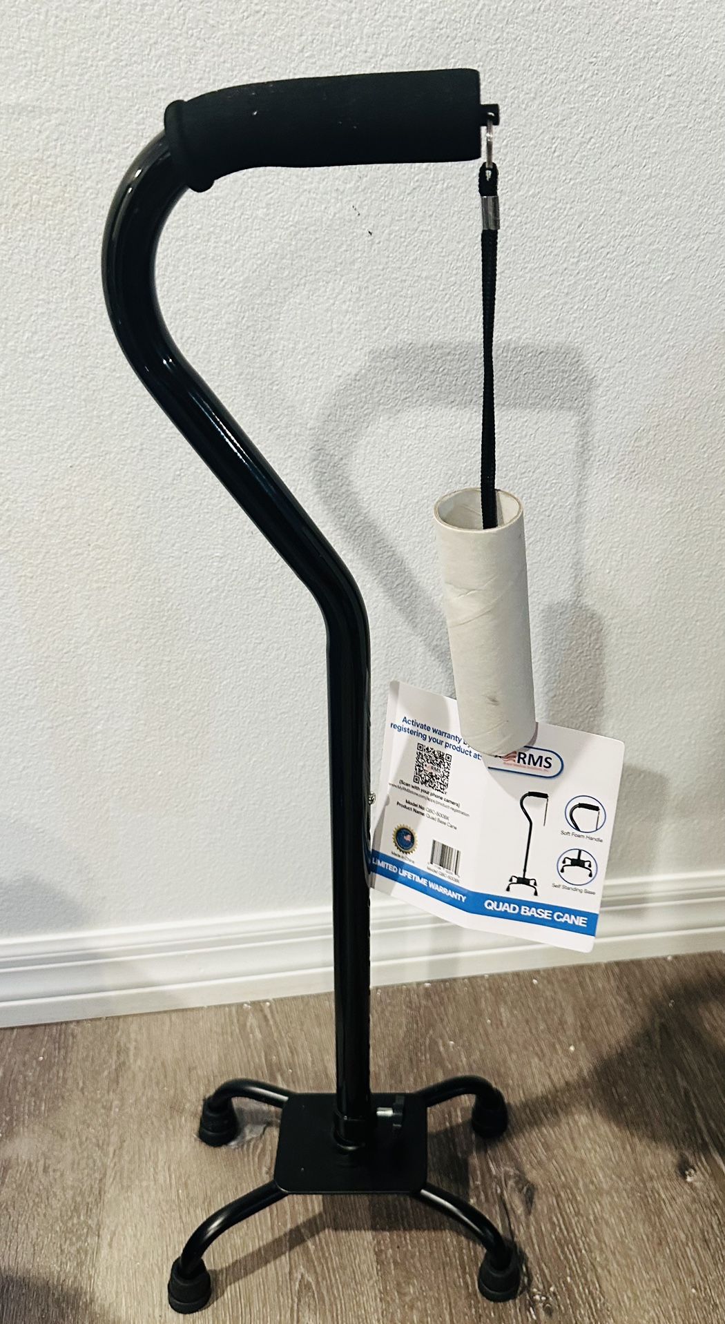 Quad Base Walking Cane (new)