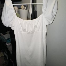 white short sundress