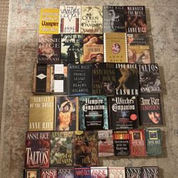 Anne Rice Book Collection: Vampire Chronicles Mayfair Witches Lot Of 36 Books 