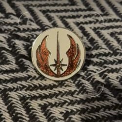Disney Trading Pin Red Jedi Symbol Emblem Star Wars VTG