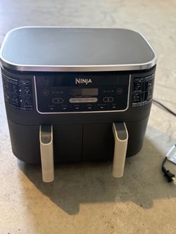 Ninja Foodi 8qt Original Dualzone 2 Basket Air Fryer with 6 functions - DZ201: Stainless Steel, Digital Control, Dishwasher-Safe used price