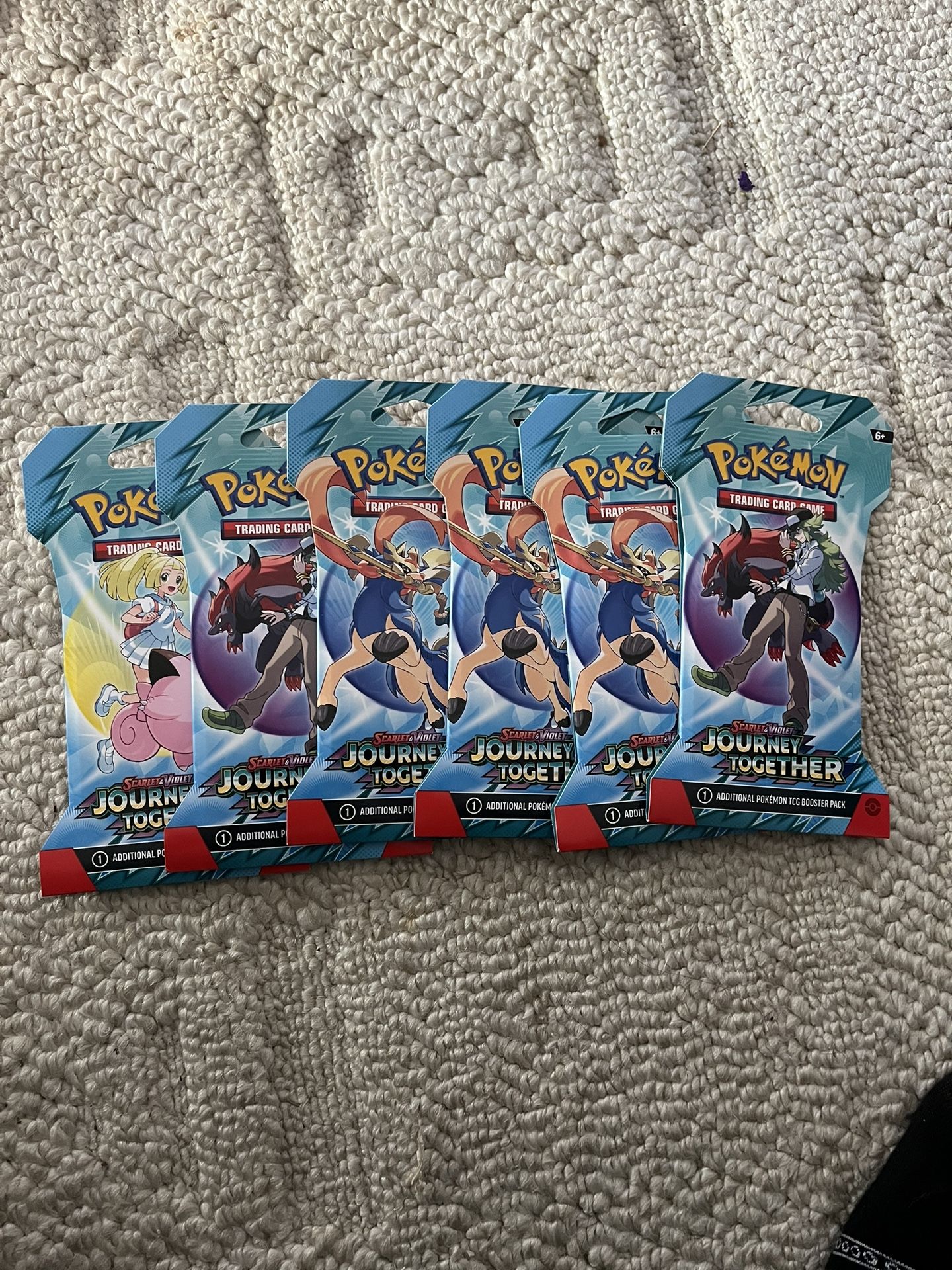 6 Journey Together Packs And 4 Cards