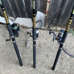 10ft Spinning Fishing Rods Poles Reels