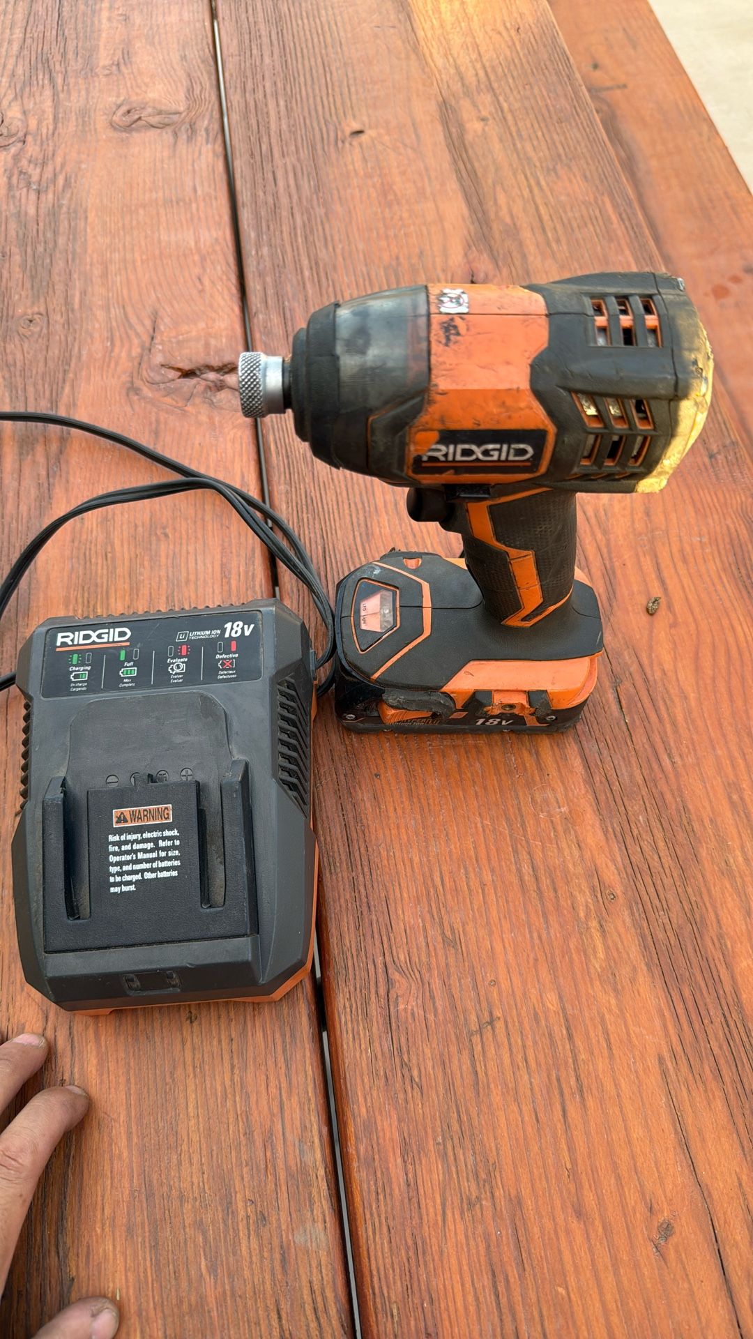 18v Rigid X4 Lithium Impact Driver