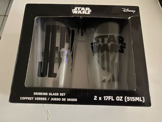Star Wars x Funko x Disney glass drinking set