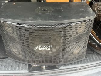 Audio 2000's Speaker 600 W 12 inch three-way speakers set up two
