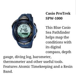 Casio Protrek Diving Watch