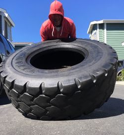 CrossFit Tractor Tires for fitness training!