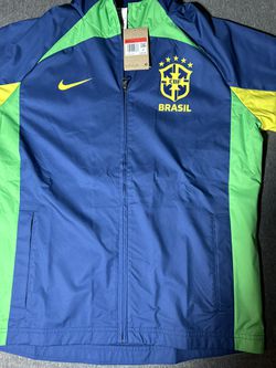 Nike Brazil AWF Men's Full-Zip Soccer Jacket DN1075-490 for Sale in  Fairview, TX - OfferUp