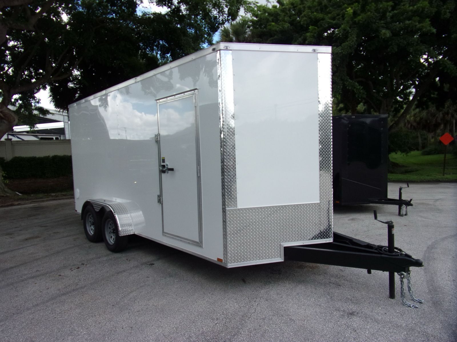 Enclosed Cargo Trailer 7,000lb 7x16