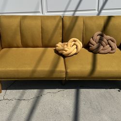 FREE Mustard Couch + futon