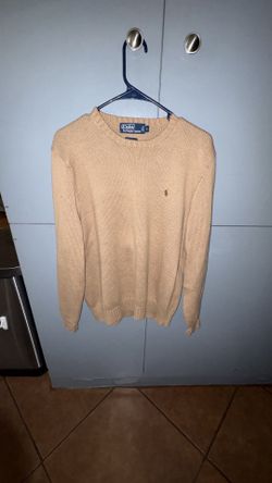 Light Brown Polo Sweater