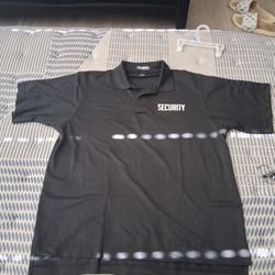 2xl Black Securty Polo With Pockets
