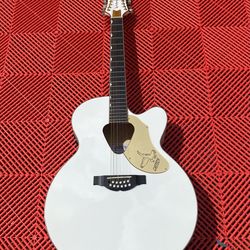 Gretsch G5022CWFE-12 Rancher Falcon Jumbo - White