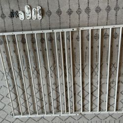 Top of stairs baby gate