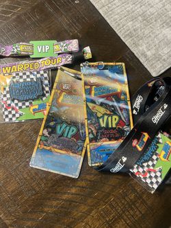 VIP vans warped tour Long Beach passes