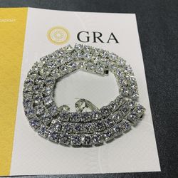 Moissanite 20 Inch 5mm tennis chain