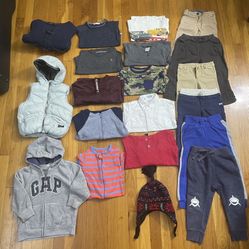 (Listing D) Lot Of 20 baby boy clothes 2-3T Fall Winter Shirts Pants Sweaters Jacket Vest