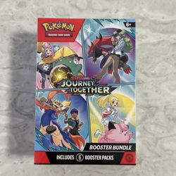 🔥 Pokémon Journey Together Booster Bundle – 6 Booster Packs Sealed