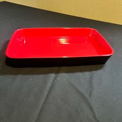 Ceramic rectangular platter