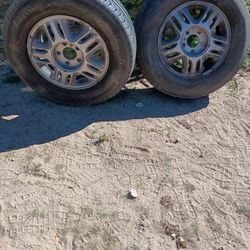 2 Pirelli P4 Four Seasons Plus 215/70/R15 Tires And OEM Rims