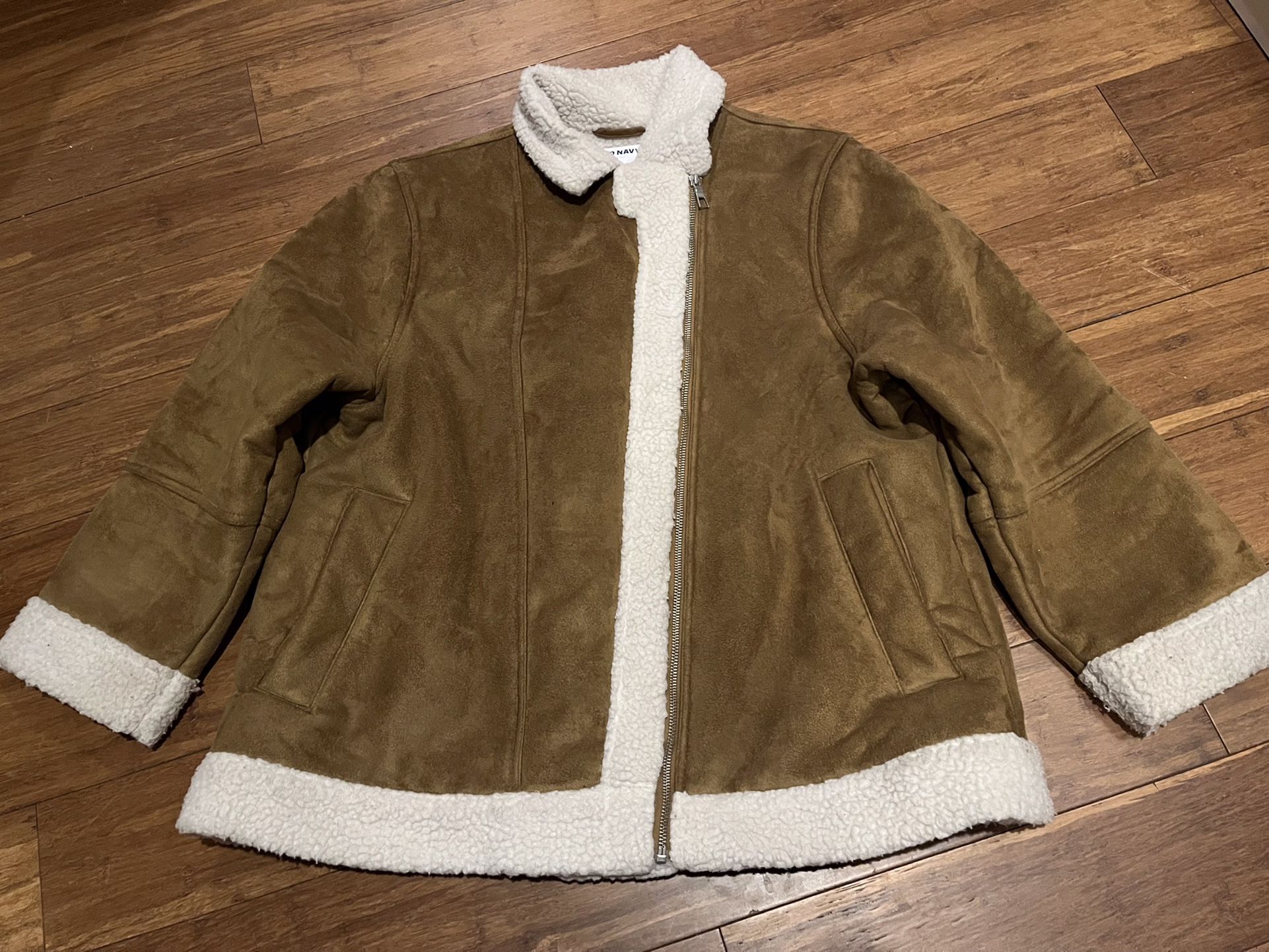 Old Navy Women’s Brown and Tan Jacket XL