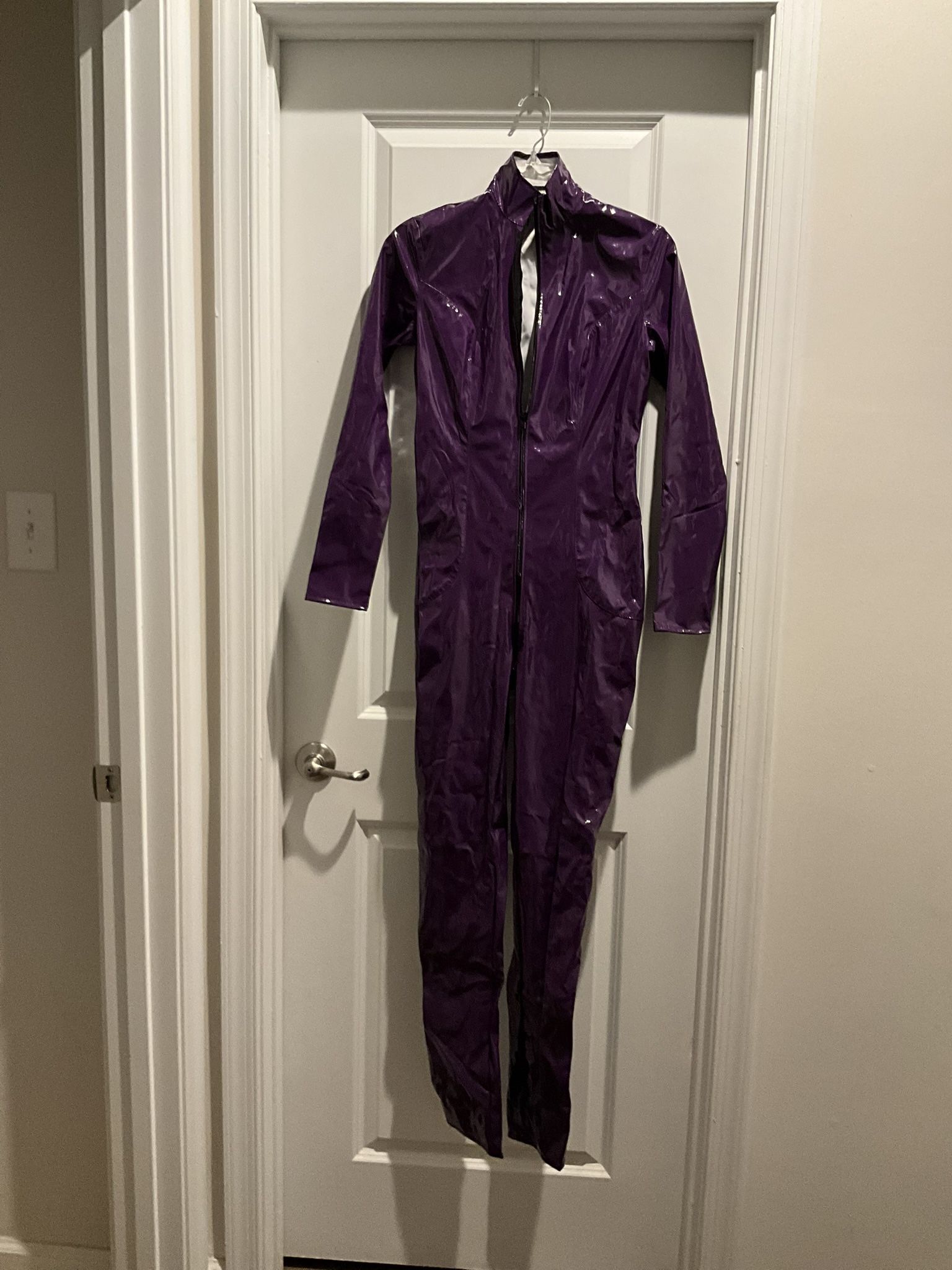 Honour Clothing Purple Latex Catsuit