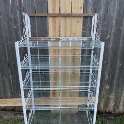 Plant With 5 Glass Shelves 36x63x18