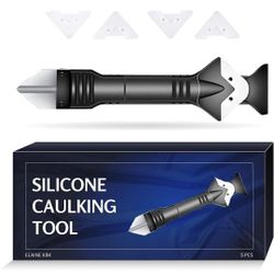 Caulking Tools silicone caulking tool Silicone Sealing Finishing Tool Kit stainless steelhead Great tools for Kitchen Bathroom Window Sink Joint Grout